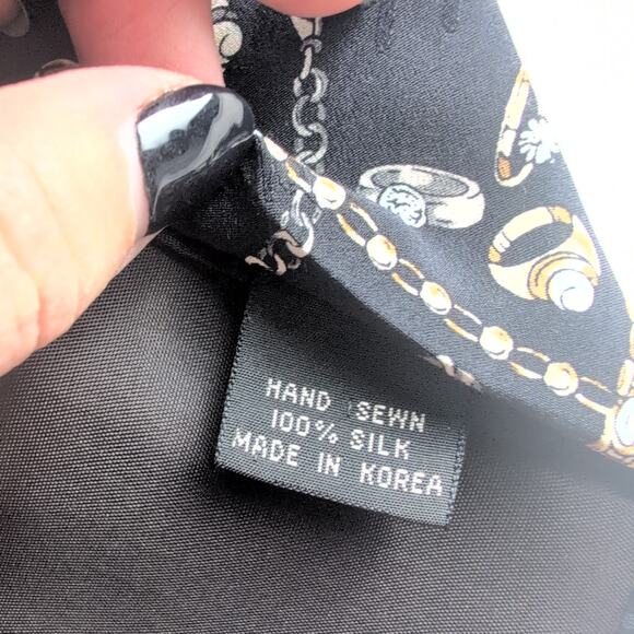 Vintage Lot (5) 100% Silk Ties (Italian Silk NWT-Zylos-Surrey-ProntoUomo) - Picture 4 of 6